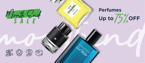 month end sale of fragrances up to 75%