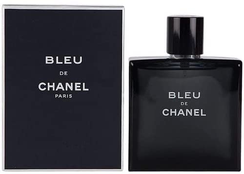Bleu de chanel men fragrance bottle with box