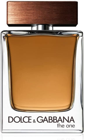 D&G the one brown and golden fragrance bottle for men