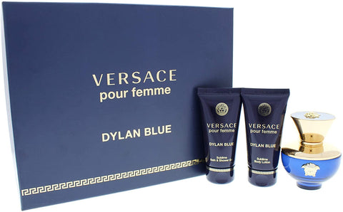 versace women gift set with fragrance, shower gel and body lotion
